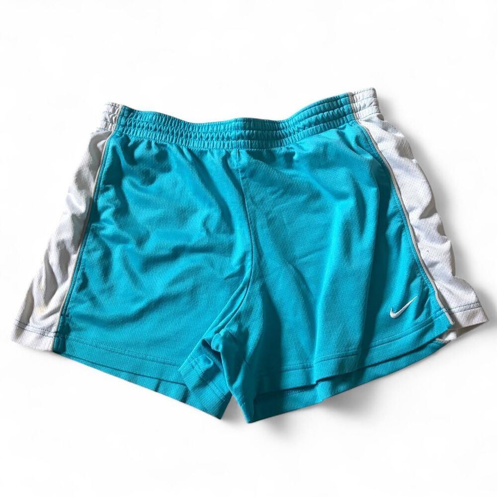 Nike Women's Blue and White Shorts
